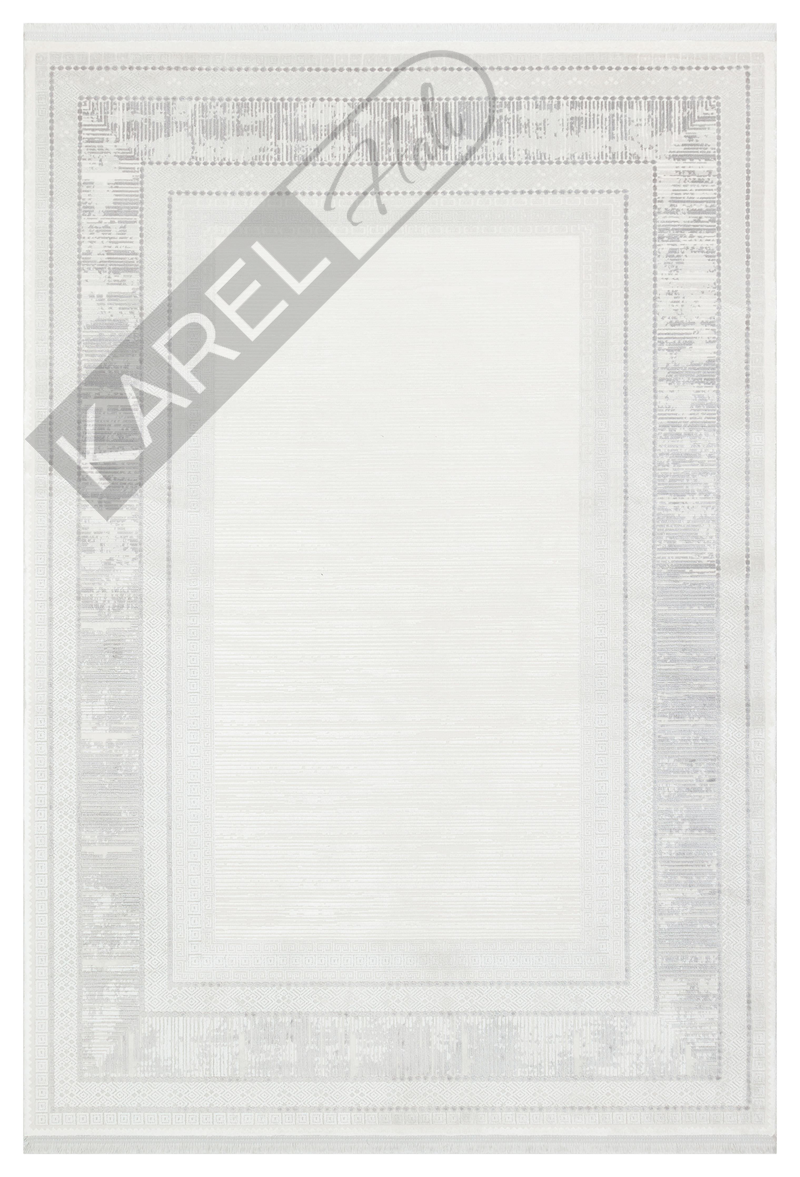 Apex Halı Caliente 4921 Gri Premium Viskon İpek Halı