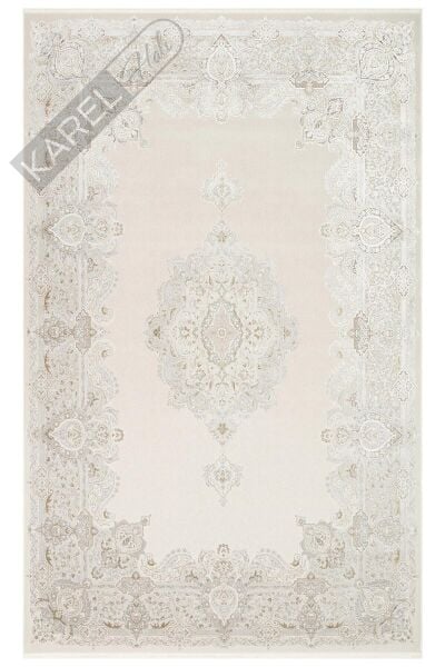 PALMIRA PLM 01 CREAM GREY Yüksek Kaliteli Sık Dokuma Modern Salon Halısı