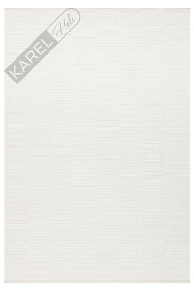 MONO LOOP MNO LOOP 01 WHITE Bukleli Sisal Dokuma Yıkanabilir Hav Vermez Kaymaz Tabanlı Kolay Temizl