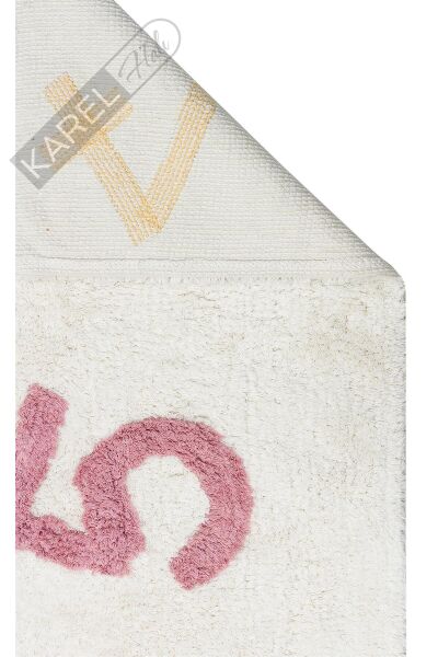 COTTON BOON XW CBN 02 MULTY XW Yıkanabilir Kaymaz Tabanlı Naturel Pamuk Bebek Halısı