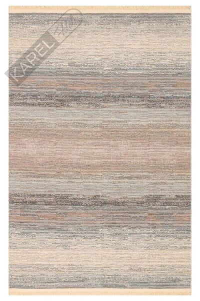 KUTNU KILIM KTN 03 BEIGE BLUE Modern Ombre Renk Geçişli Yıkanabilir Çift Taraflı Kilim