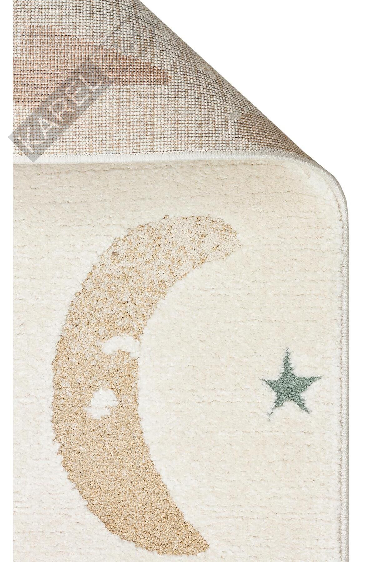 PICCOLO PCL 06 CREAM MULTY Pastel Renkli Hav ve Toz Vermeyen Çocuk Halısı