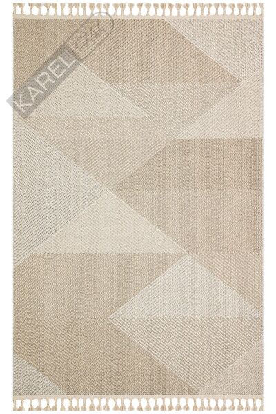 SOHO SH 08 BEIGE  Hav Toz Vermez Hasır Dokuma Modern Makine Halısı