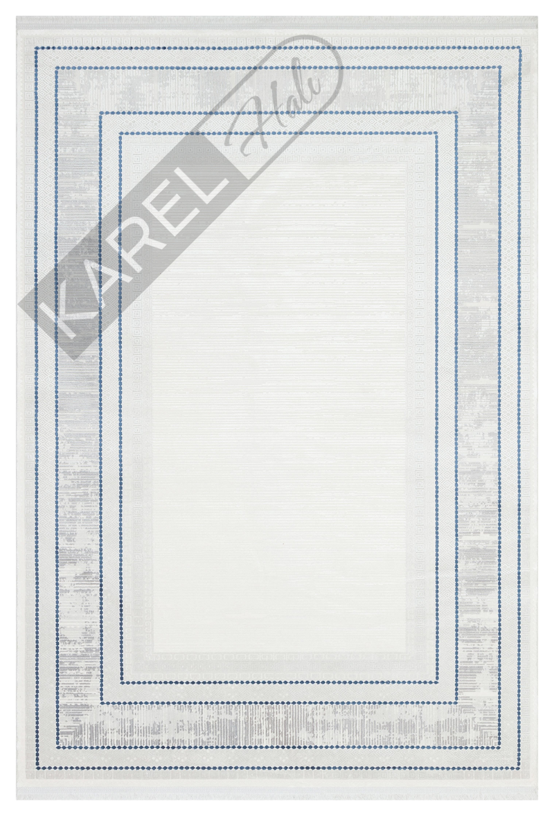 Apex Halı Caliente 4923 Mavi Premium Viskon İpek Halı