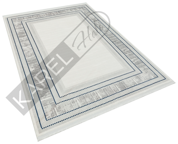 Apex Halı Caliente 4923 Mavi Premium Viskon İpek Halı