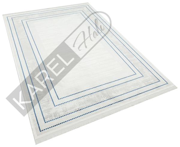 Apex Halı Caliente 4923 Mavi Premium Viskon İpek Halı