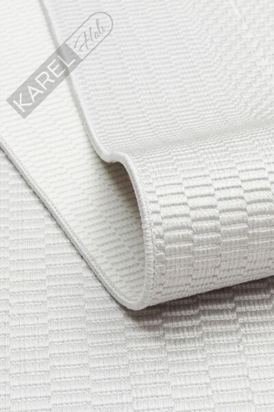 MONO LUX MNO LUX 01 GREY Kaymaz Tabanlı Modern Desenlere Sahip İnce Halı