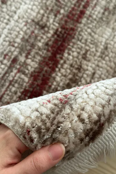 Apex Halı Truva 6632TR Marsala Akrilik Kalın Halı