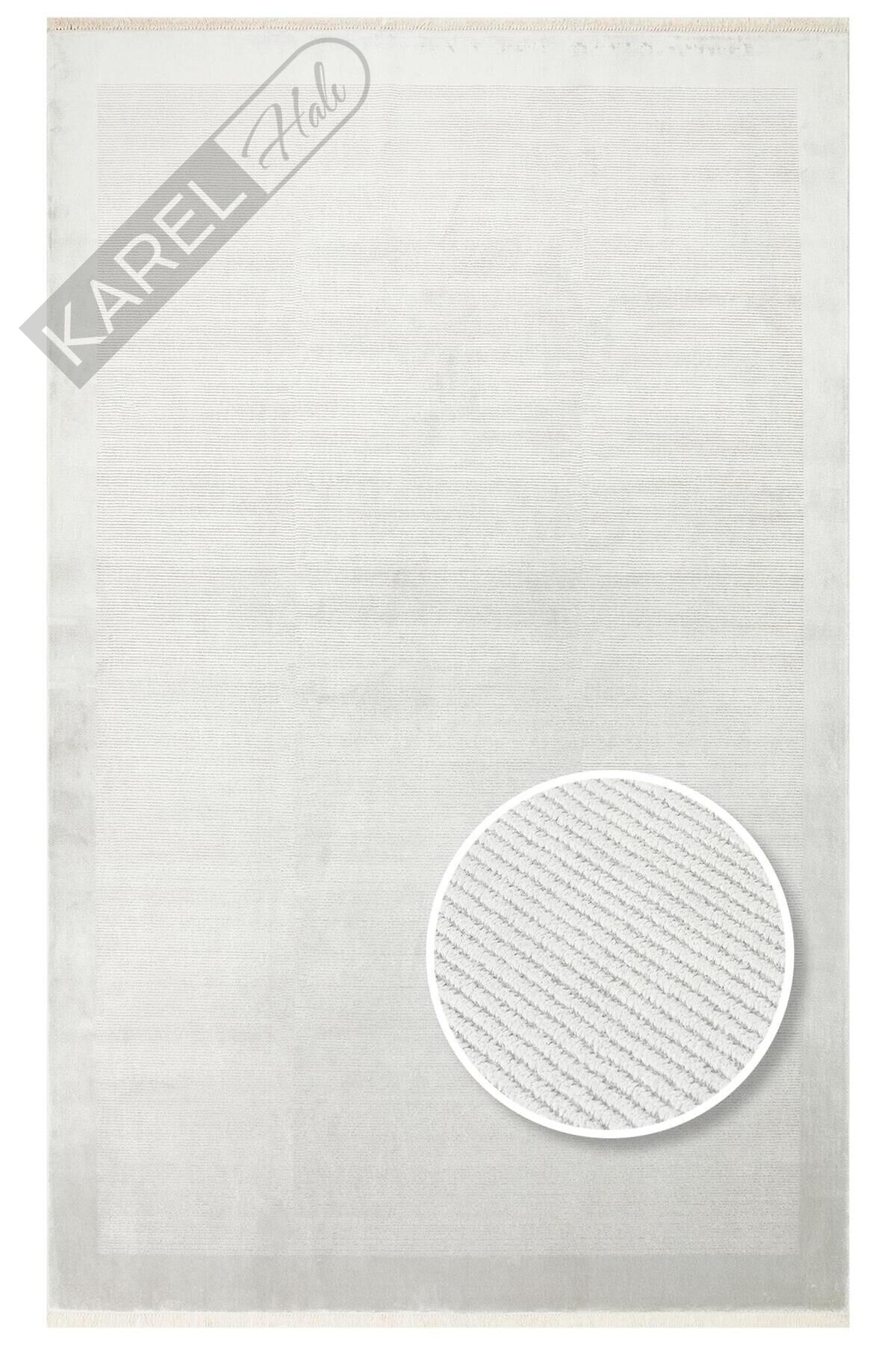 NAPOLI NAP 02 GREY Sade Desenli Modern Sık Dokuma Makine Halısı