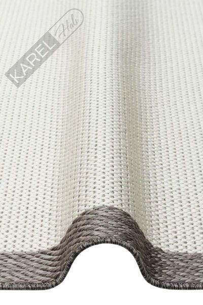 MONO MNO 04 GREY Hav Toz Vermez Kaymaz Tabanlı İnce Halı