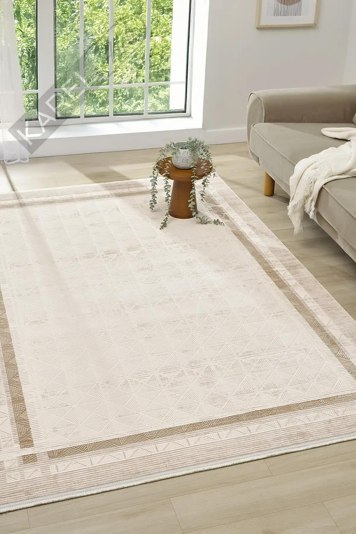 Seyran Halı Diva 0276 Vizon Akrilik Halı