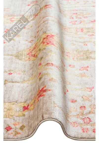 ZARA ZR 08 BEIGE AUTUMN Otantik Desenli Özel Hav Vermeyen ve Kolay Temizlenebilir Tensel Kullanılar