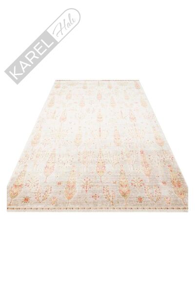 ZARA ZR 08 BEIGE AUTUMN Otantik Desenli Özel Hav Vermeyen ve Kolay Temizlenebilir Tensel Kullanılar