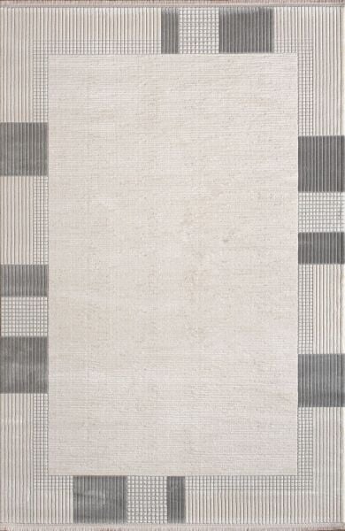 Artemis Halı Petinya - 06175A - Krem Gri Akrilik Polyester Halı
