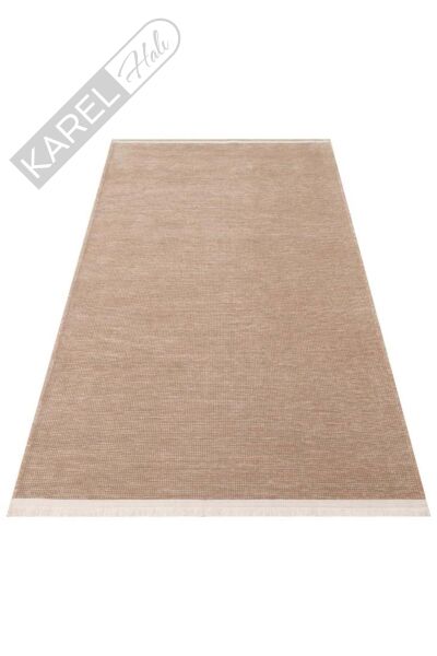 LIZA KILIM LIZ 01 VIZON Hav Toz Vermez Kaymaz Tabanlı Yıkanabilir Düz Renk Kilim