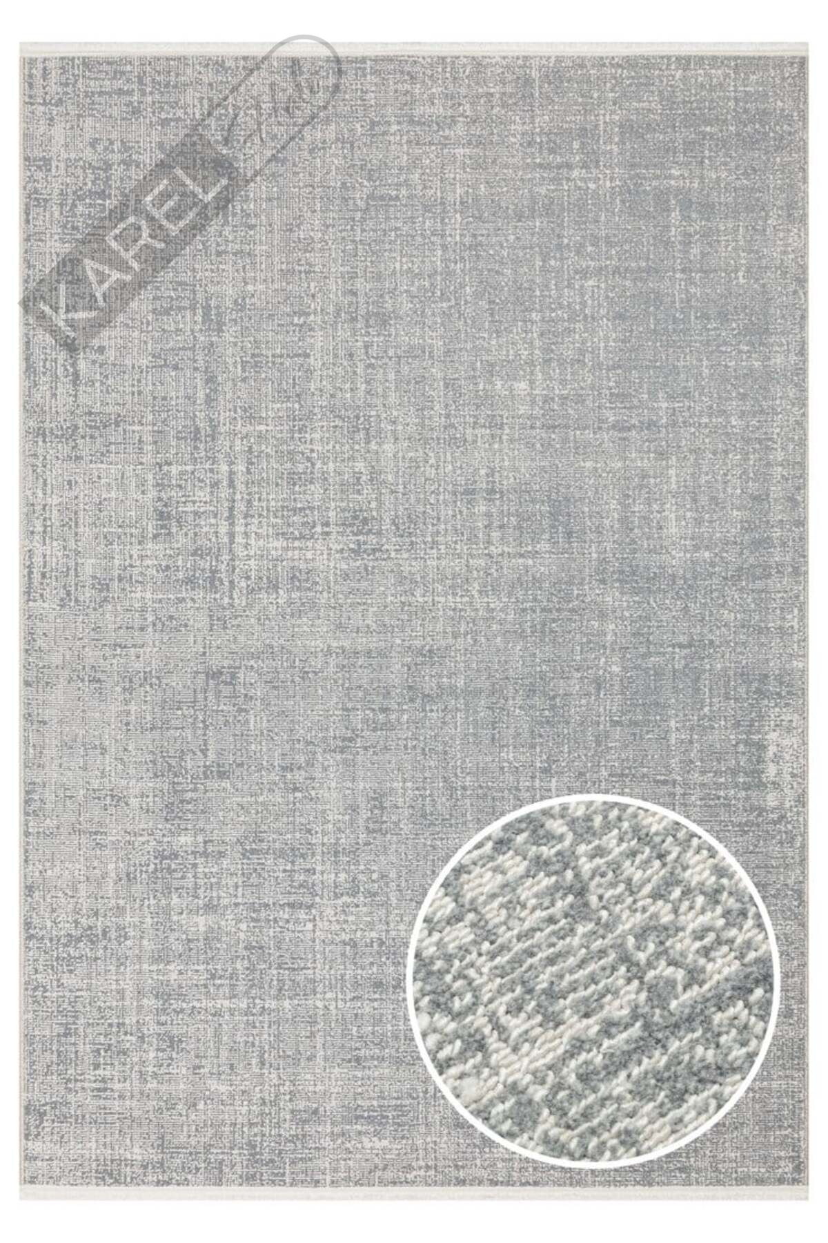 KALAHARI KLH PLAIN GREY Özel Dokuma Tekniği ile Üretilen Modern Sade Desenli Makine Halısı