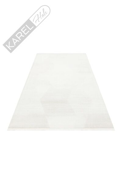 LAGOS XW LGS 21 CREAM BEIGE XW Hav Toz Vermez Eskitme Desenli Modern Makine Halısı