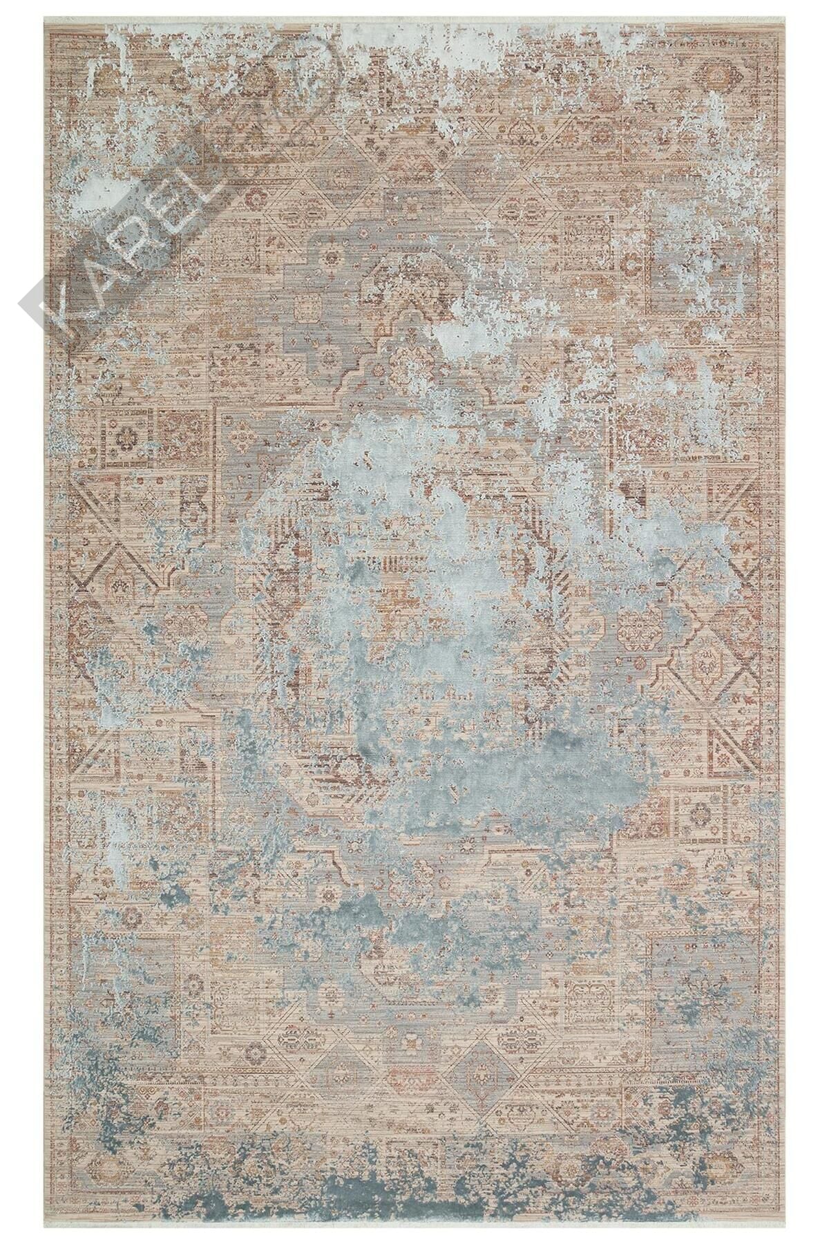 LA PAZ LPZ 03 GREY Yüksek Alçak Dokulu Yüksek Kaliteli Sık Dokuma Modern Salon Halısı