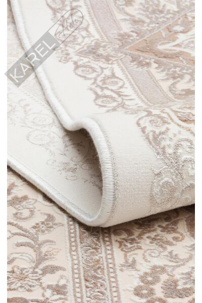 PALMIRA PLM 01 CREAM BEIGE Yüksek Kaliteli Sık Dokuma Modern Salon Halısı
