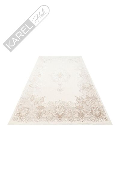 PALMIRA PLM 01 CREAM BEIGE Yüksek Kaliteli Sık Dokuma Modern Salon Halısı