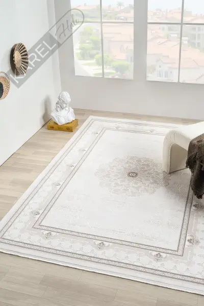 Seyran Halı Diva 0277 Gri Akrilik Halı