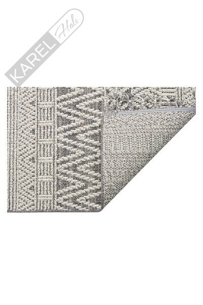 SOHO SH 14 GREY Hav Toz Vermez Hasır Dokuma Modern Makine Halısı