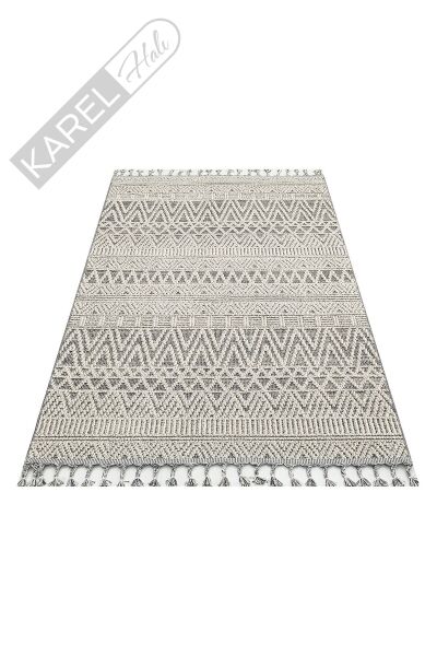 SOHO SH 14 GREY Hav Toz Vermez Hasır Dokuma Modern Makine Halısı
