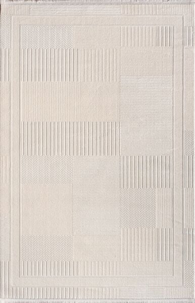 Artemis Halı Petinya - 06173B - Krem Gri Akrilik Polyester Halı