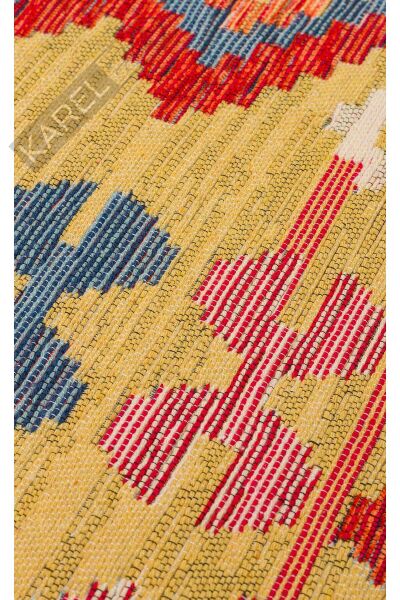 NOMAD NMD 03 RED Yıkanabilir, Çift Taraflı Kullanıma Uygun Yumuşak Tuşeli Otantik Kilim