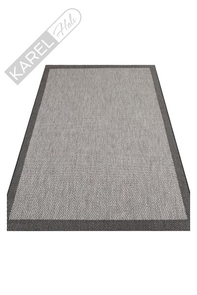 MONO MNO 02 DARK GREY Hav Toz Vermez Kaymaz Tabanlı İnce Halı