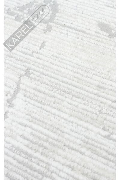 LAGOS XW LGS 20 CREAM GREY XW Hav Toz Vermez Eskitme Desenli Modern Makine Halısı
