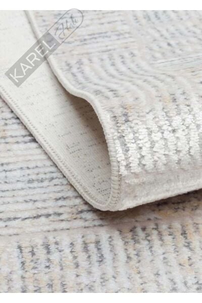 SATEEN ST 23 GREY XW Hav Toz Vermez Yıkanabilir Kaymaz İnce Dokuma Modern Halı