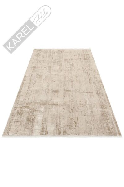 LEONA LNA 04 VIZON Yumuşak Tuşeli Hav Toz Vermez Modern Makine Halısı