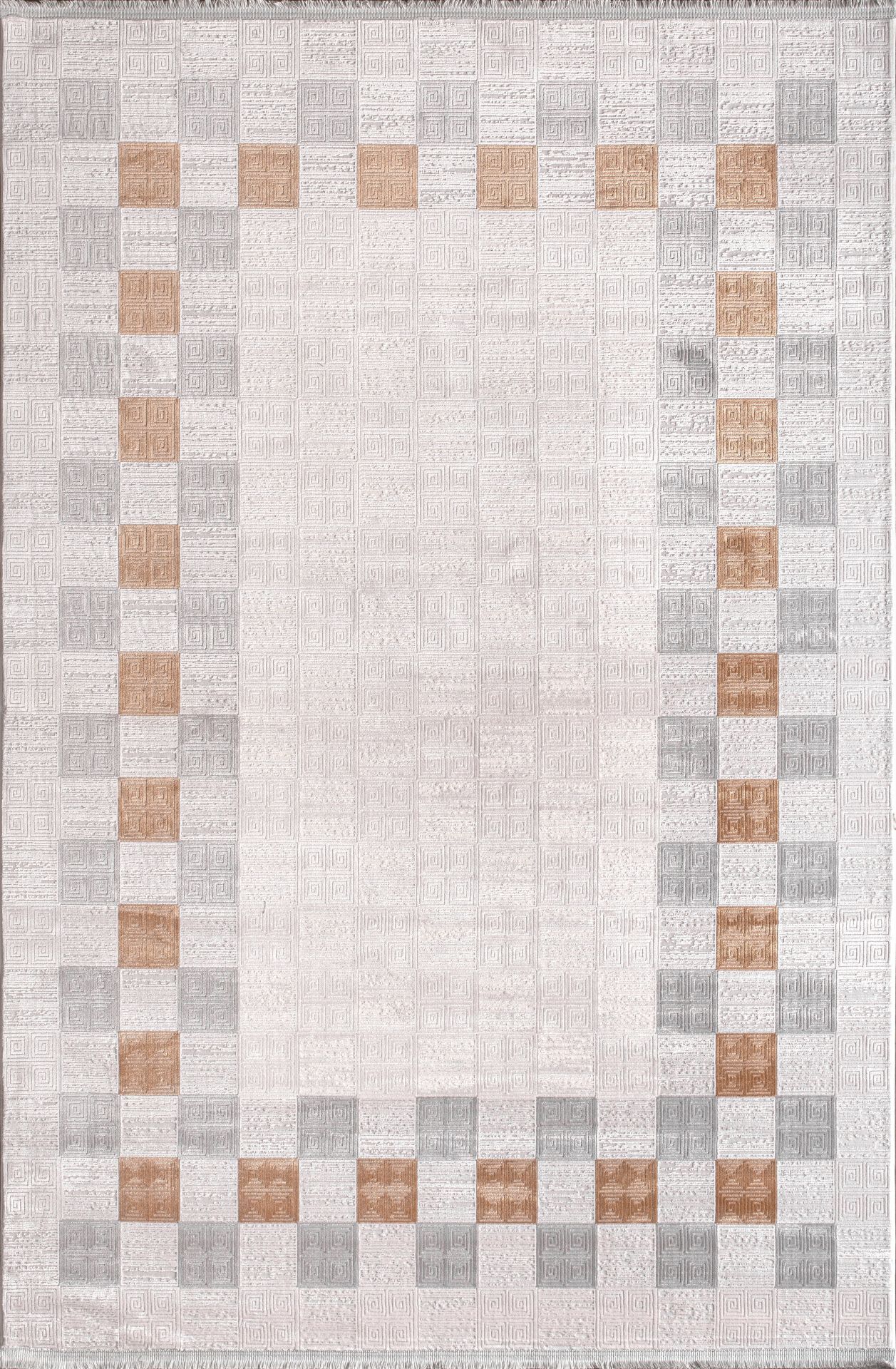 Artemis Halı Davina - 09782B - Krem Gri Viskon Akrilik Halı