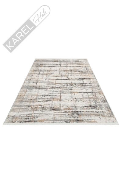 Lagos Lgs 02 Cream Sılver Yıkanabilir Makine Halısı