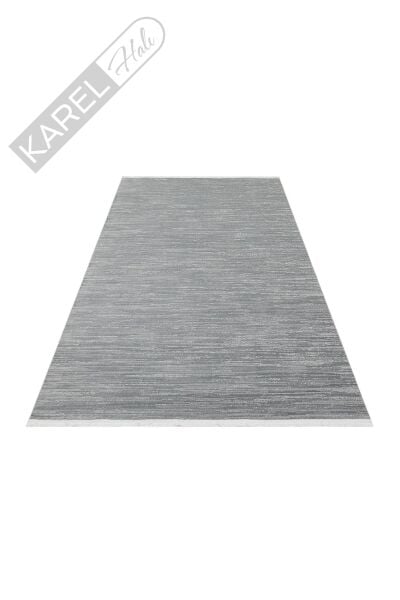 LAGOS XW LGS 19 LIGHT GREY XW Hav Toz Vermez Eskitme Desenli Modern Makine Halısı