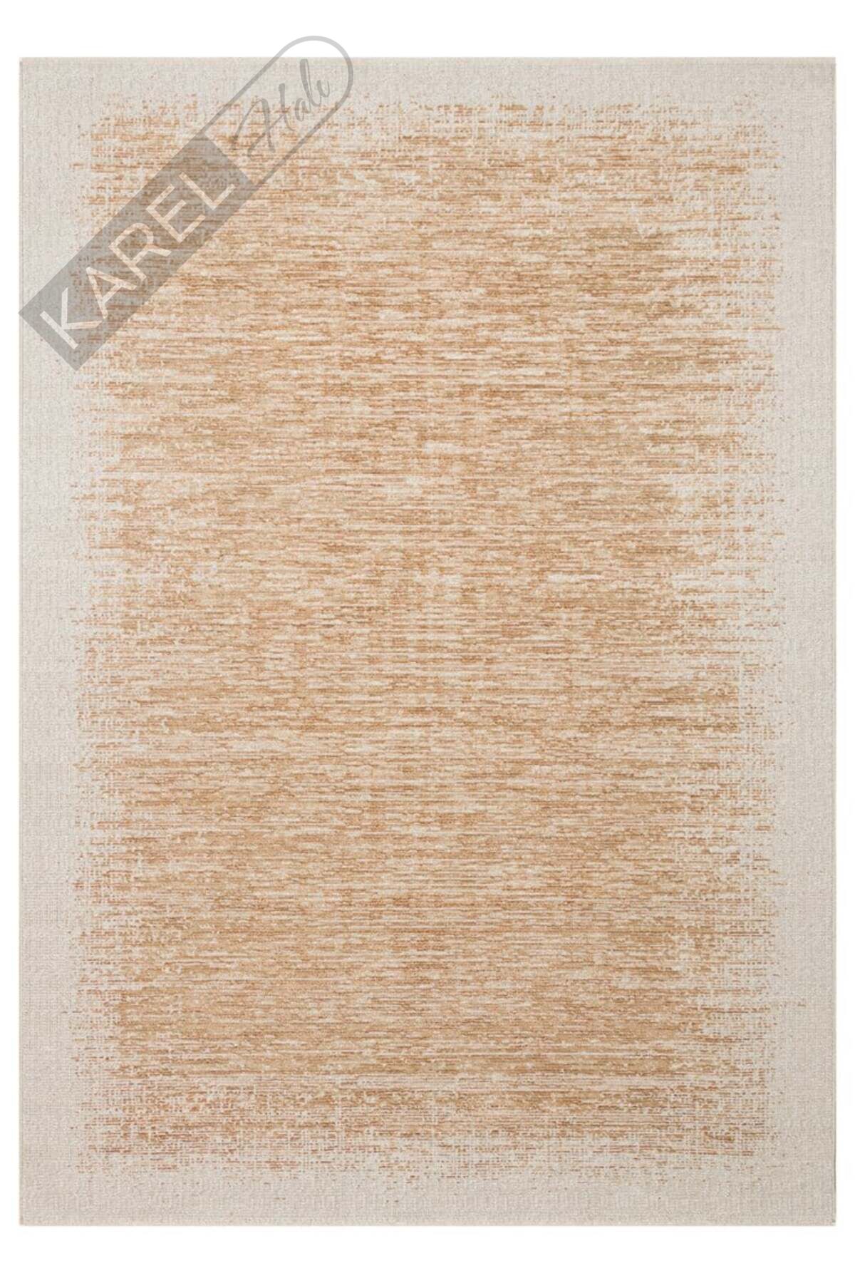 SAHARA SHA 04 CREAM TERRA Hav Toz Vermez Yumuşak Tuşeli Modern Makine Halısı