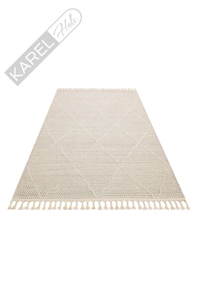 SOHO SH 02 BEIGE  Hav Toz Vermez Hasır Dokuma Modern Makine Halısı