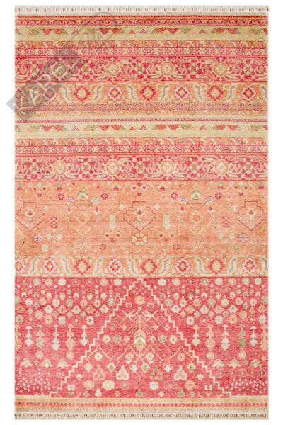 ZARA ZR 17 RED AUTUMN  Otantik Desenli El Emeği İle Özel Tezgahlarda Üretilen Modern Uşak Halısı
