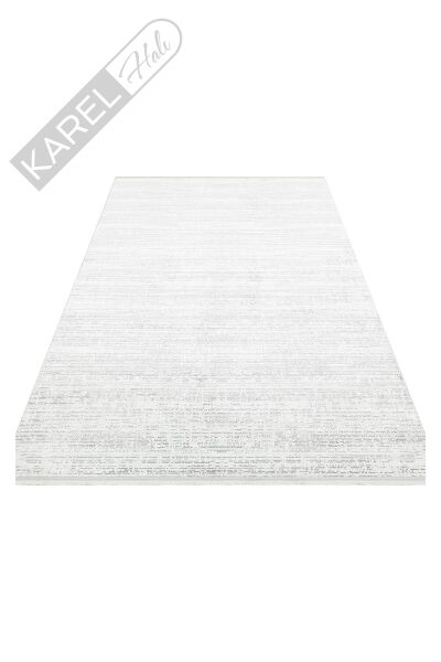 SATEEN ST 101 L.GREY XW Hav Toz Vermez Yıkanabilir Kaymaz İnce Dokuma Modern Halı