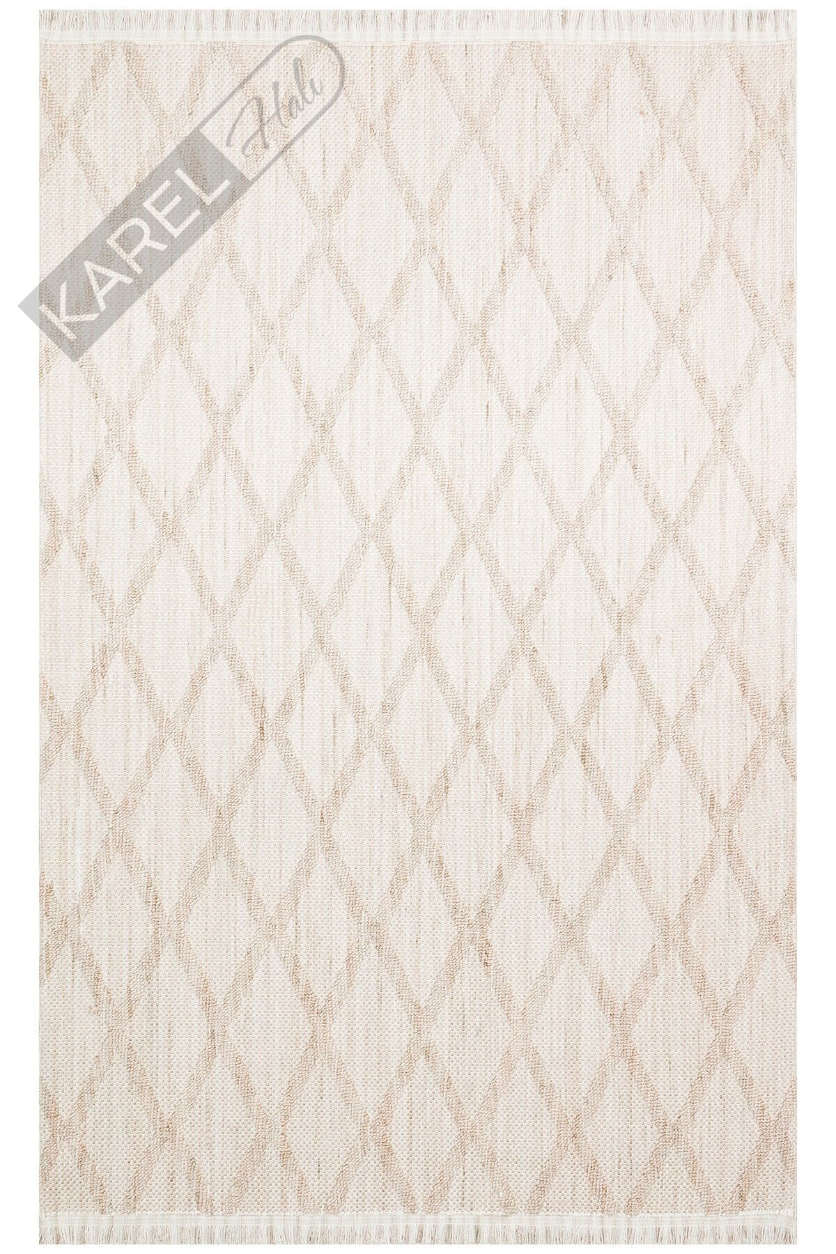 Cozy Czy 04 Beige Hav Toz Vermez Modern Örgü Dokuma Makine Halısı