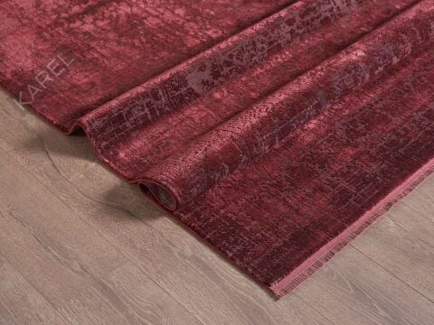 Artemis Halı Hermes Color Kırmızı B100KR  Özel Boyama Viskon Halı