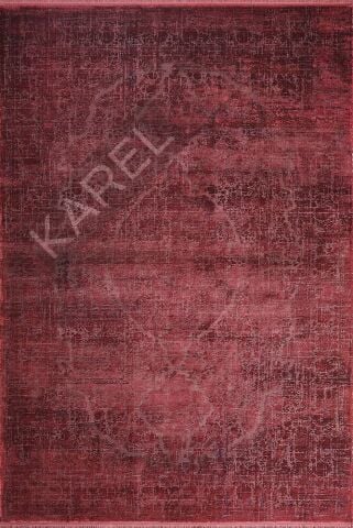 Artemis Halı Hermes Color Kırmızı B100KR  Özel Boyama Viskon Halı