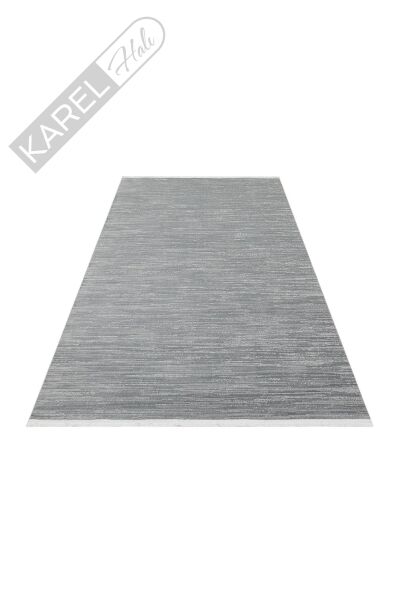 LAGOS XW LGS 19 LIGHT GREY XW Hav Toz Vermez Eskitme Desenli Modern Makine Halısı