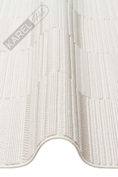 MONO LOOP MNO LOOP 01 BEIGE Bukleli Sisal Dokuma Yıkanabilir Hav Vermez Kaymaz Tabanlı Kolay Temizl
