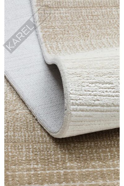 LAGOS XW LGS 16 CREAM BEIGE XW Hav Toz Vermez Eskitme Desenli Modern Makine Halısı