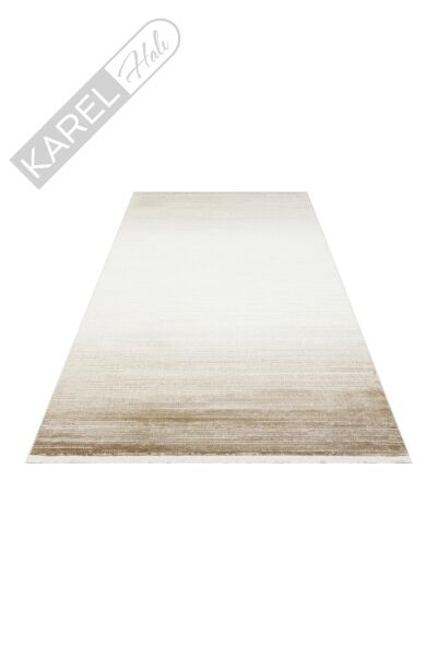 LAGOS XW LGS 16 CREAM BEIGE XW Hav Toz Vermez Eskitme Desenli Modern Makine Halısı
