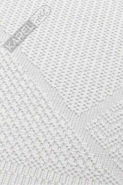 MONO LUX MNO LUX 01 GREY Kaymaz Tabanlı Modern Desenlere Sahip İnce Halı
