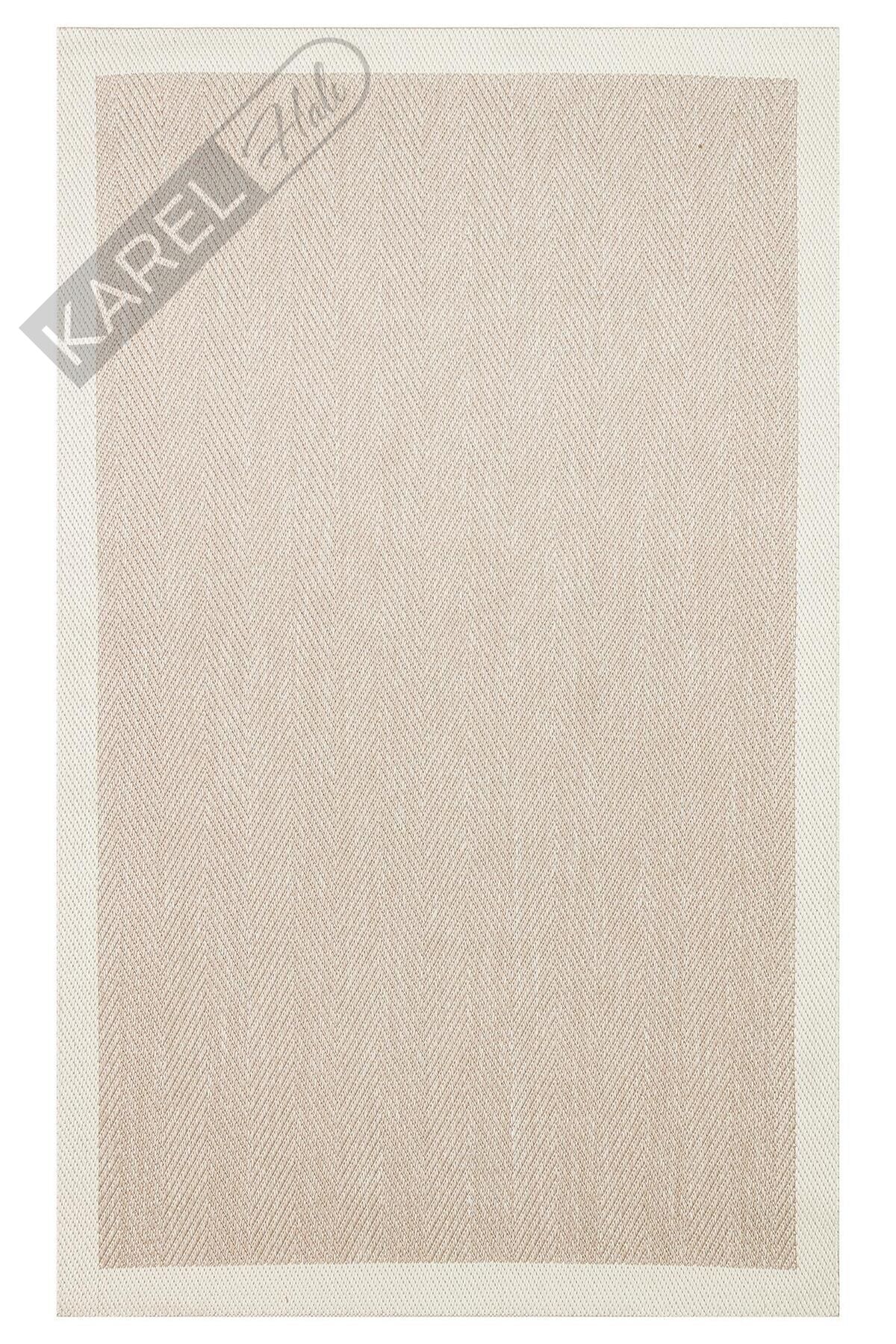 MONO MNO 02 BEIGE Hav Toz Vermez Kaymaz Tabanlı İnce Halı