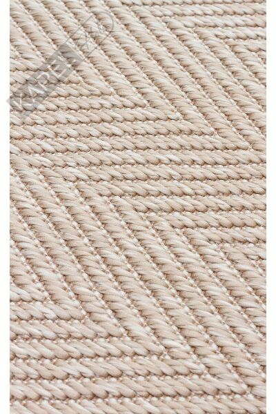 MONO MNO 02 BEIGE Hav Toz Vermez Kaymaz Tabanlı İnce Halı